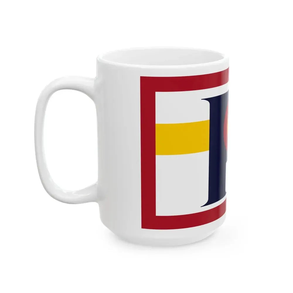 Flag of Florence Colorado (United States) White Coffee Mug - Go Mug Yourself