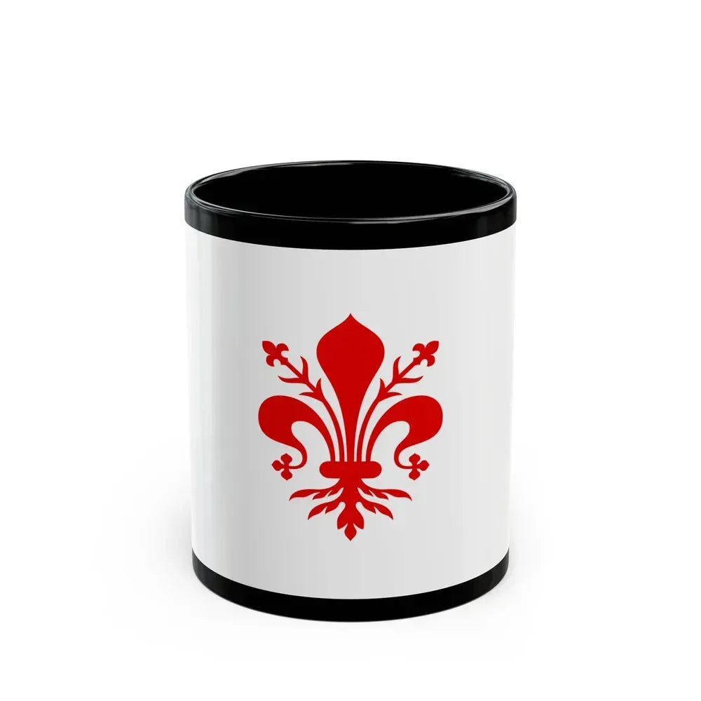 Flag of Florence Italy - Black Coffee Mug 11oz - Go Mug Yourself