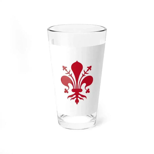 Flag of Florence (Italy) Pint Glass 16oz 16oz - Go Mug Yourself