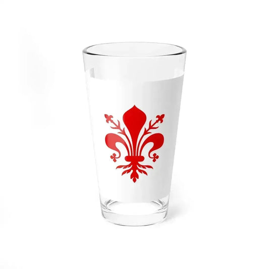 Flag of Florence Italy - Pint Glass 16oz 16oz - Go Mug Yourself