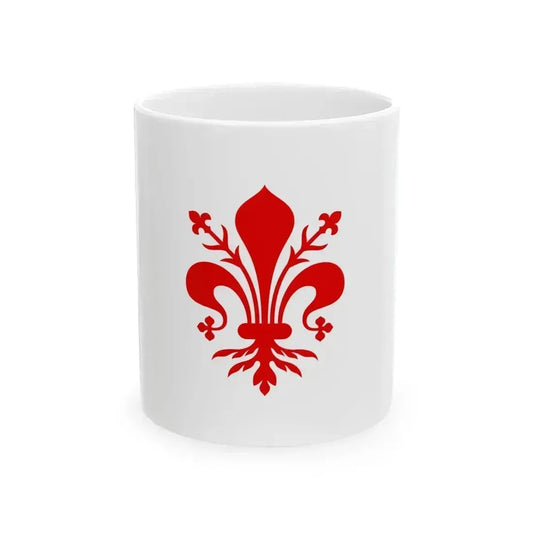 Flag of Florence Italy - White Coffee Mug 11oz - Go Mug Yourself