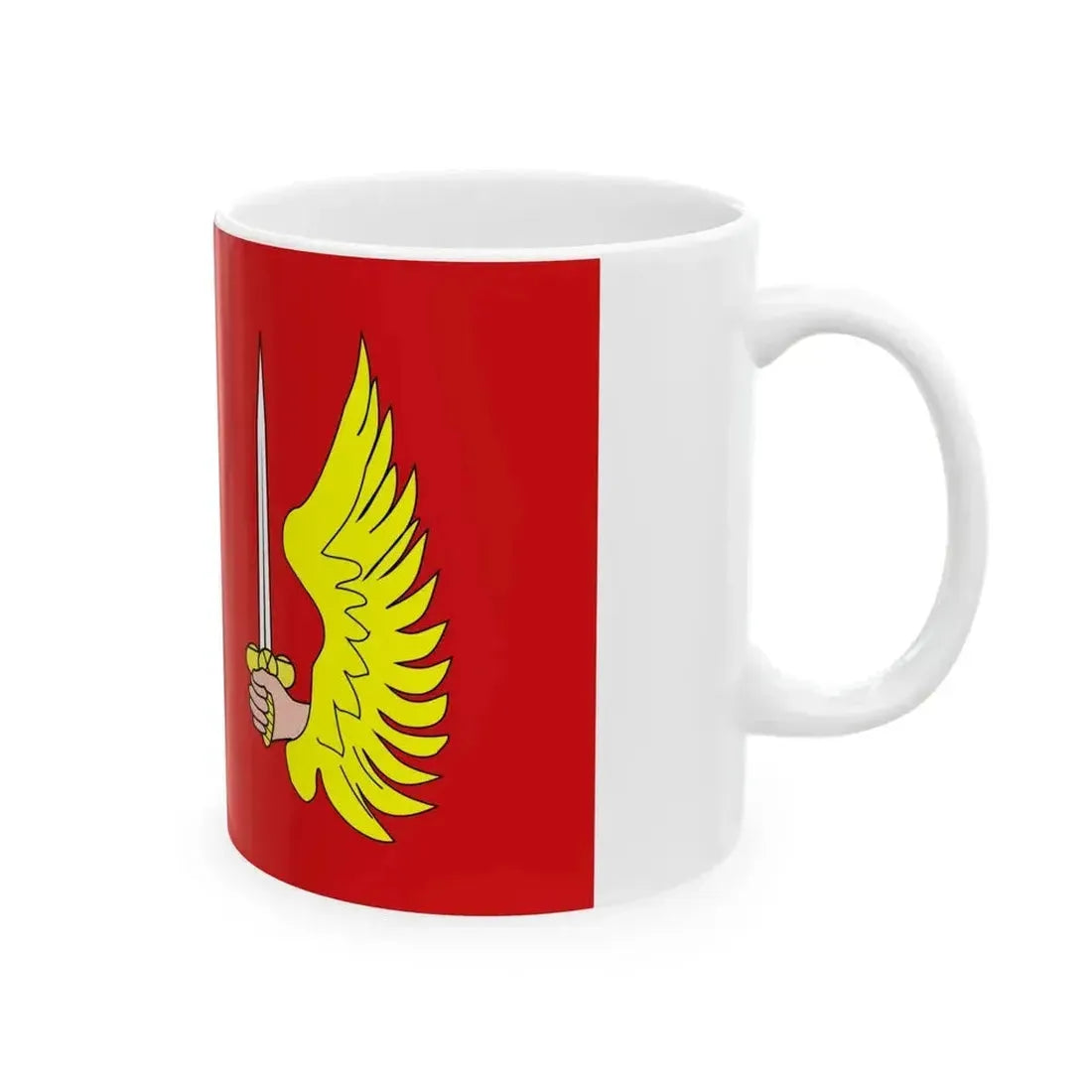 Flag of Floriana 1993-2006 (Malta) White Coffee Mug - Go Mug Yourself