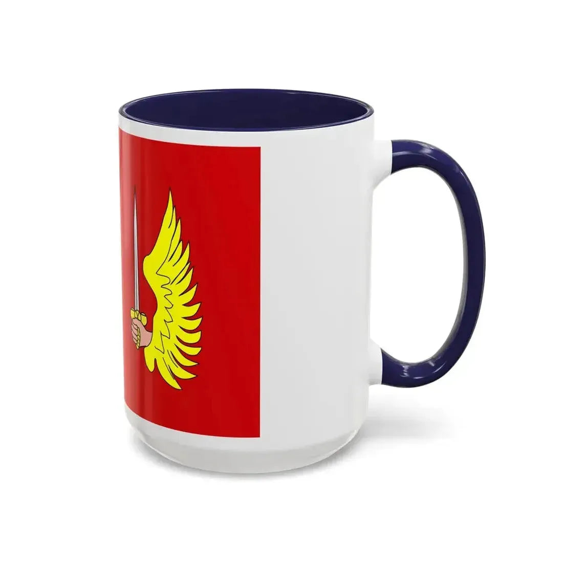 Flag of Floriana 1993 to 2006 Malta - Accent Coffee Mug - Go Mug Yourself