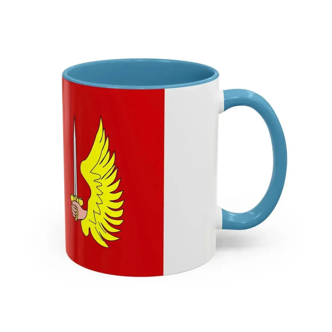 Flag of Floriana 1993 to 2006 Malta - Accent Coffee Mug - Go Mug Yourself