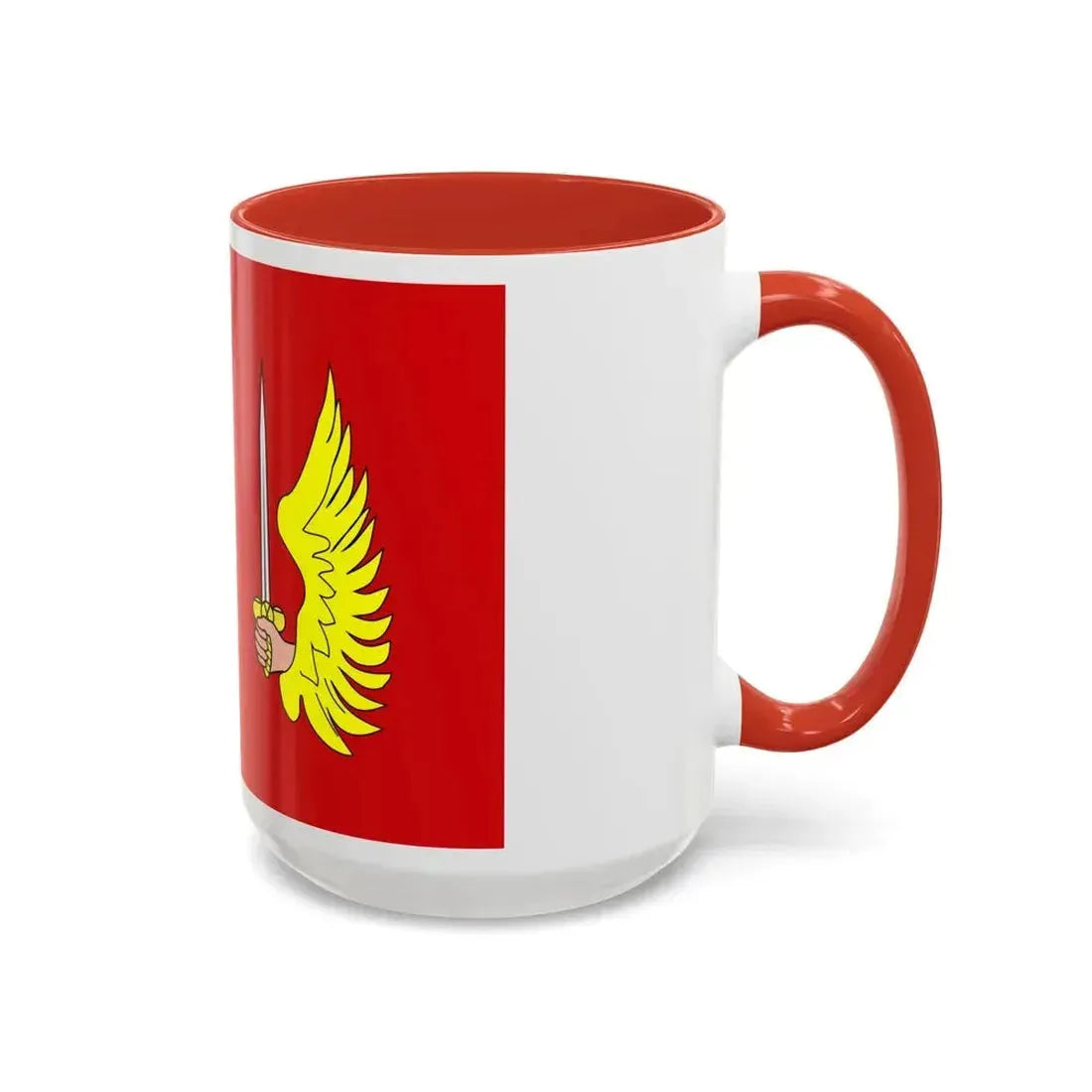 Flag of Floriana 1993 to 2006 Malta - Accent Coffee Mug - Go Mug Yourself
