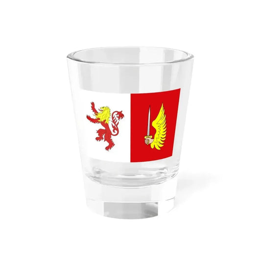 Flag of Floriana 1993 to 2006 Malta - Shot Glass 1.5oz 1.5oz - Go Mug Yourself