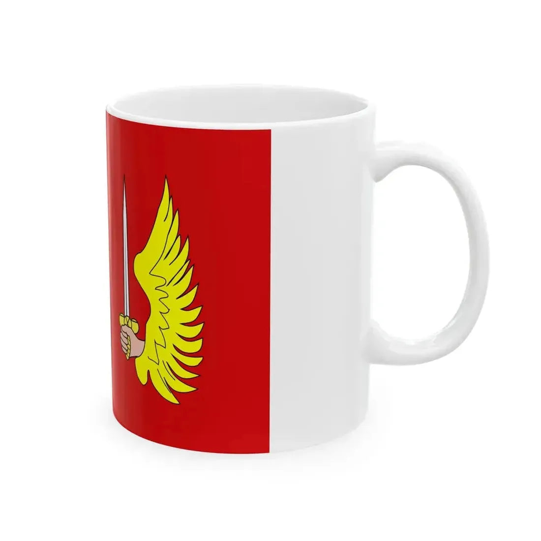 Flag of Floriana 1993 to 2006 Malta - White Coffee Mug - Go Mug Yourself
