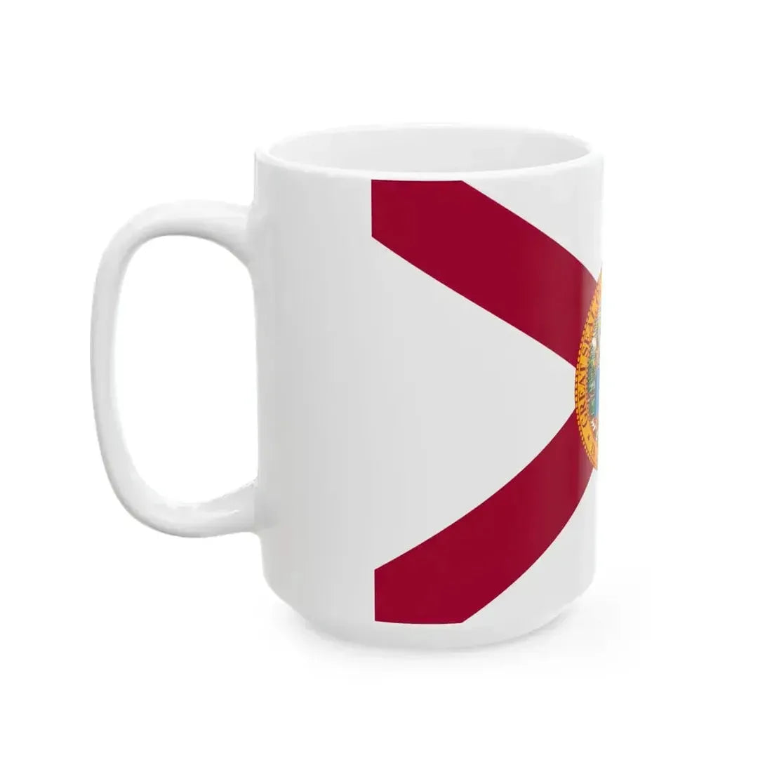 Flag of Florida 3-2 (United States) White Coffee Mug - Go Mug Yourself
