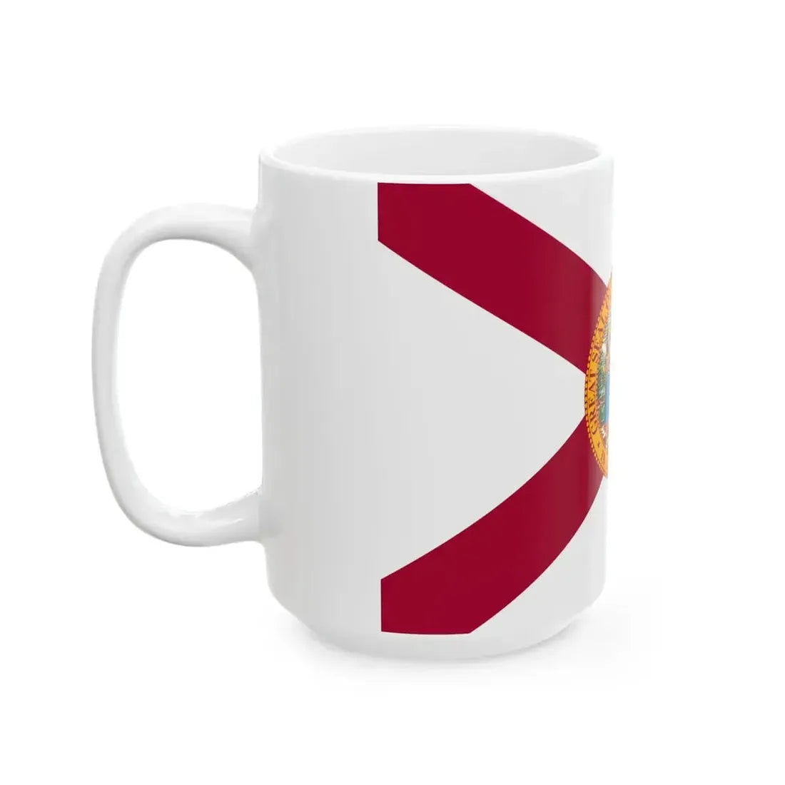Flag of Florida 3-2 (United States) White Coffee Mug - Go Mug Yourself