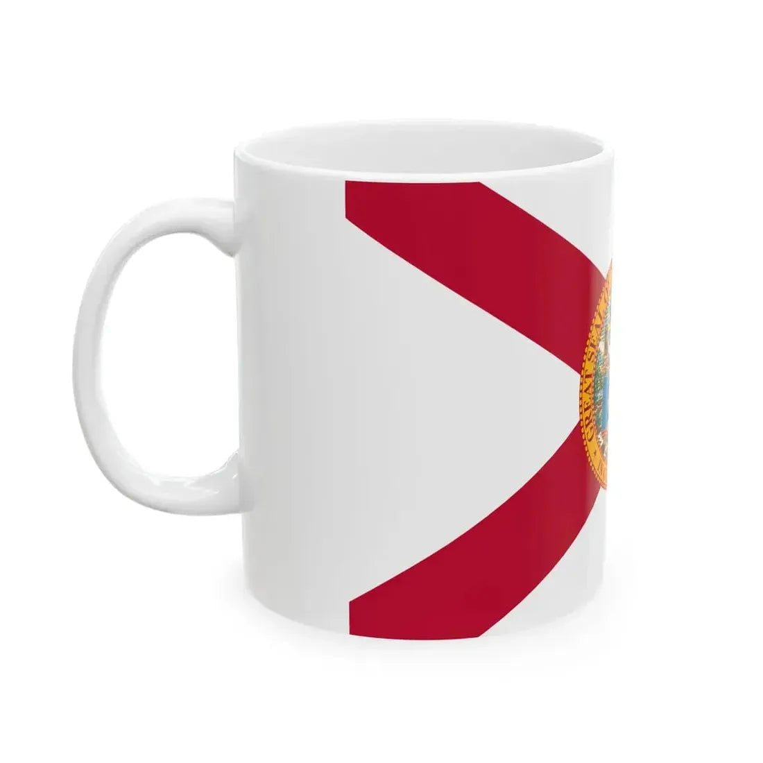 Flag of Florida (United States) White Coffee Mug - Go Mug Yourself