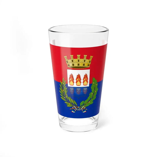 Flag of Foggia (Italy) Pint Glass 16oz 16oz - Go Mug Yourself