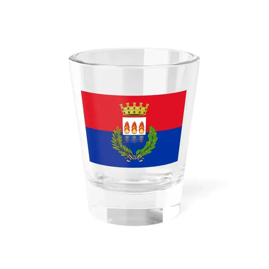 Flag of Foggia (Italy) Shot Glass 1.5oz 1.5oz - Go Mug Yourself