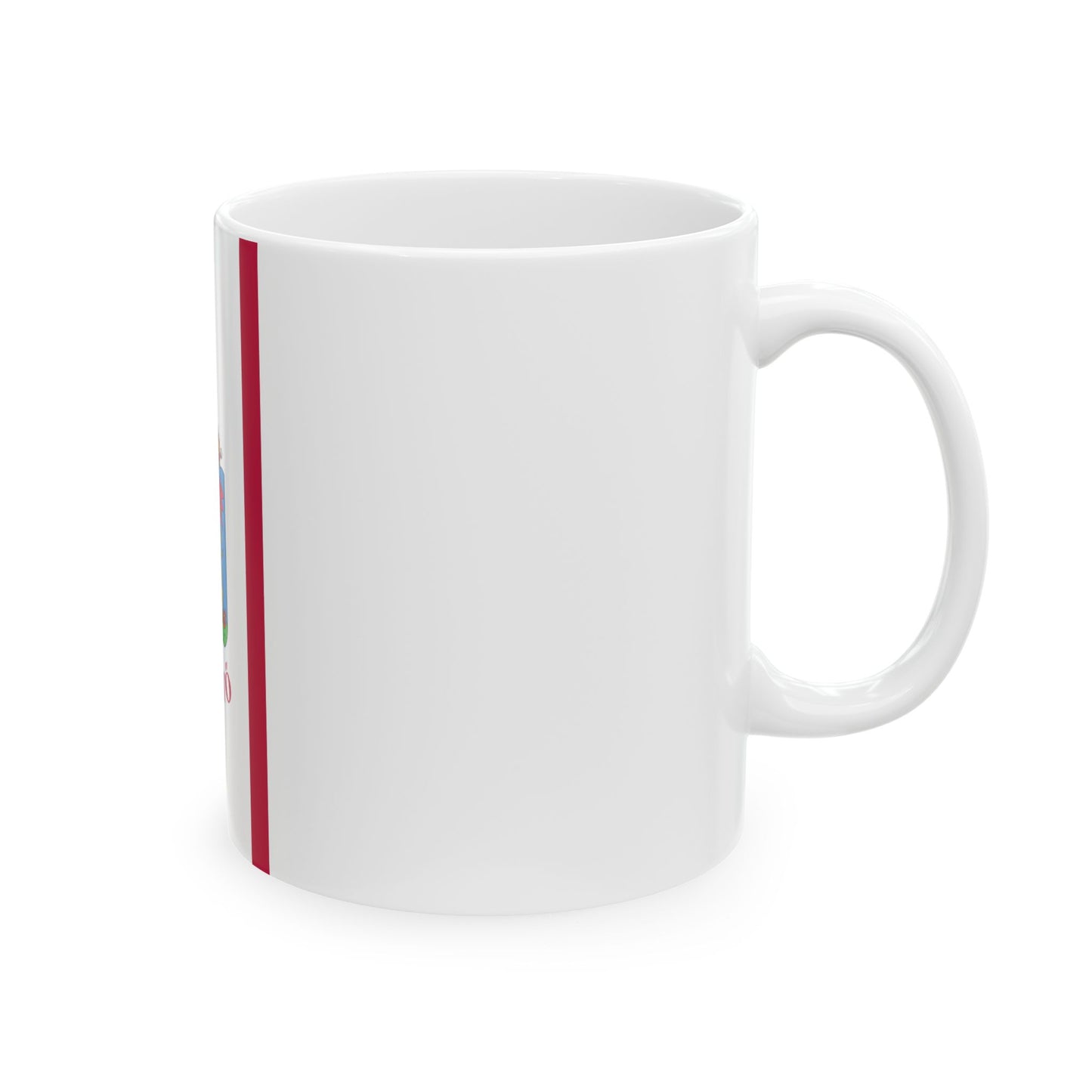 Flag of Fokto ceremonial (Hungary) White Coffee Mug-Go Mug Yourself