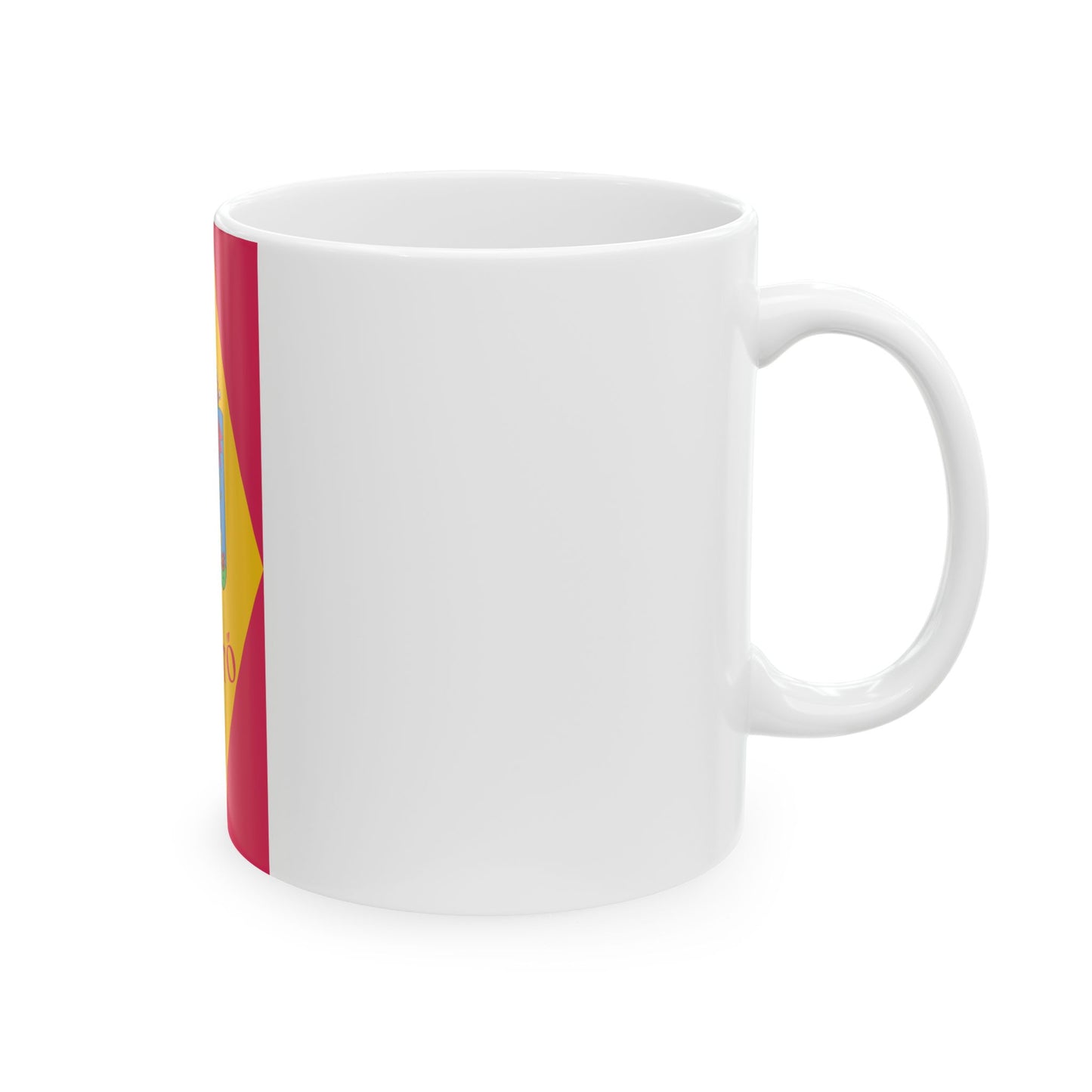 Flag of Fokto (Hungary) White Coffee Mug-Go Mug Yourself