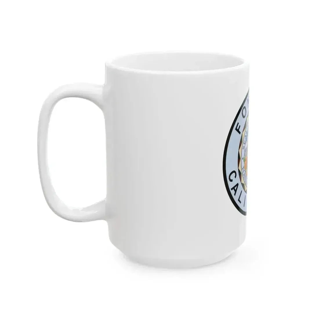 Flag of Fontana California (United States) White Coffee Mug - Go Mug Yourself