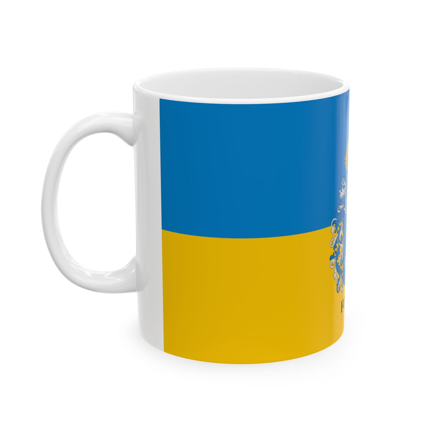 Flag of Fonyod (Hungary) White Coffee Mug-Go Mug Yourself