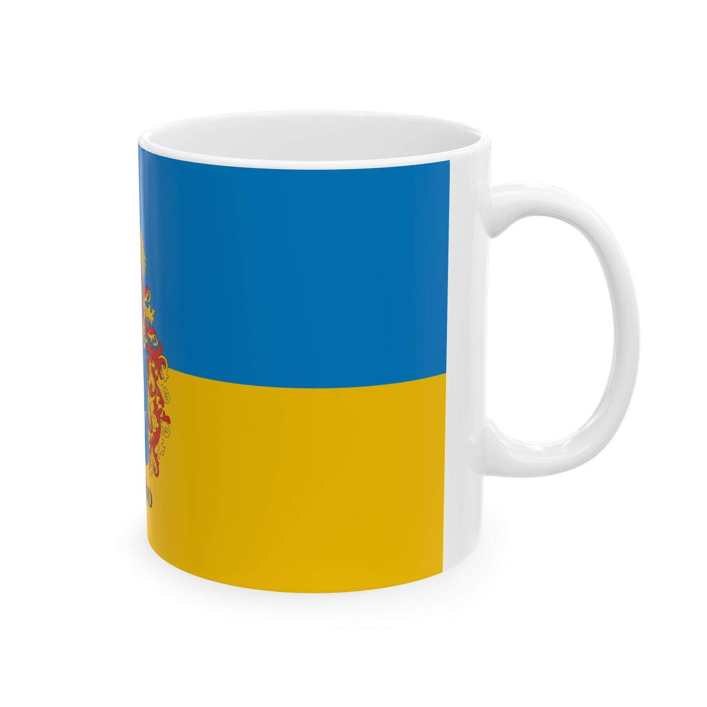 Flag of Fonyod (Hungary) White Coffee Mug-Go Mug Yourself