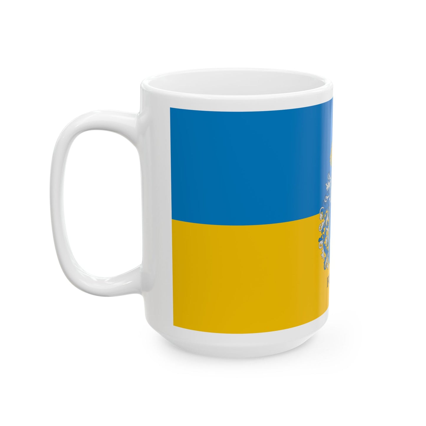 Flag of Fonyod (Hungary) White Coffee Mug-Go Mug Yourself