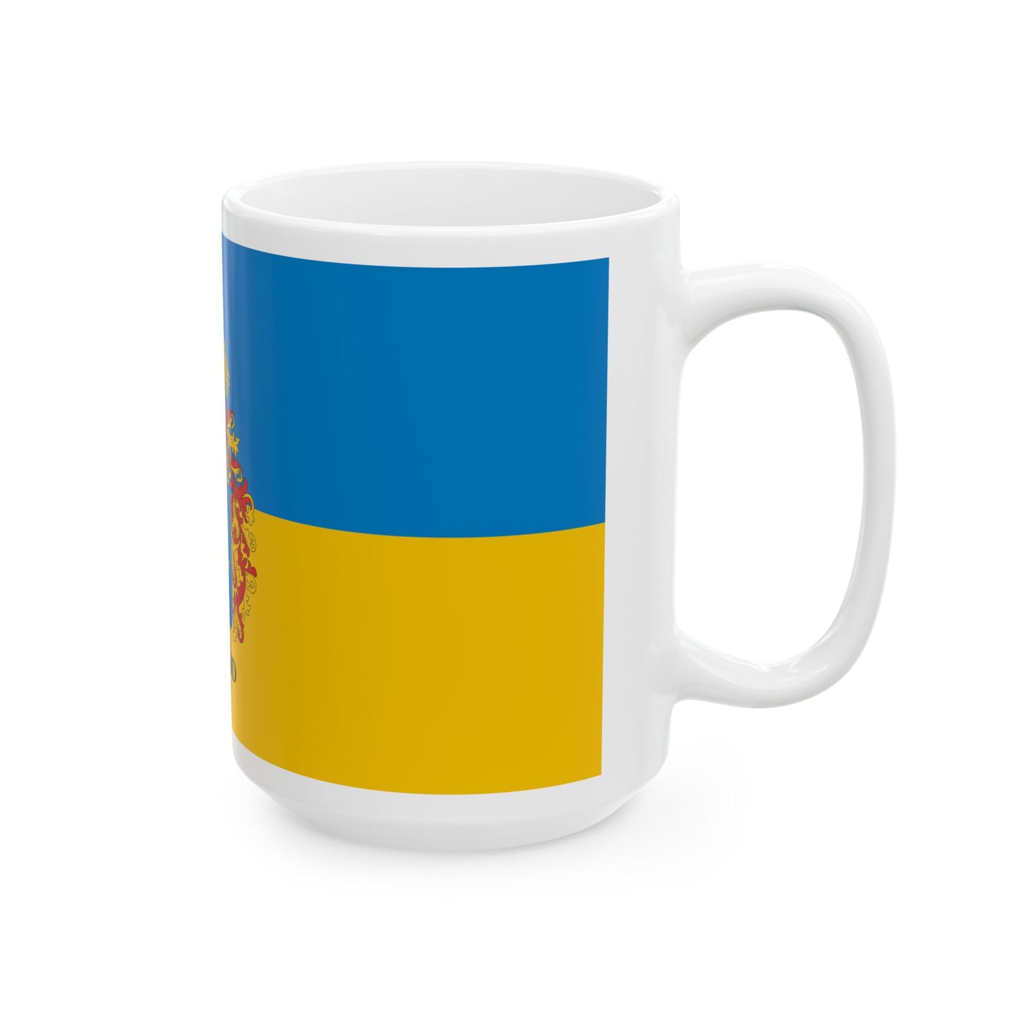 Flag of Fonyod (Hungary) White Coffee Mug-Go Mug Yourself