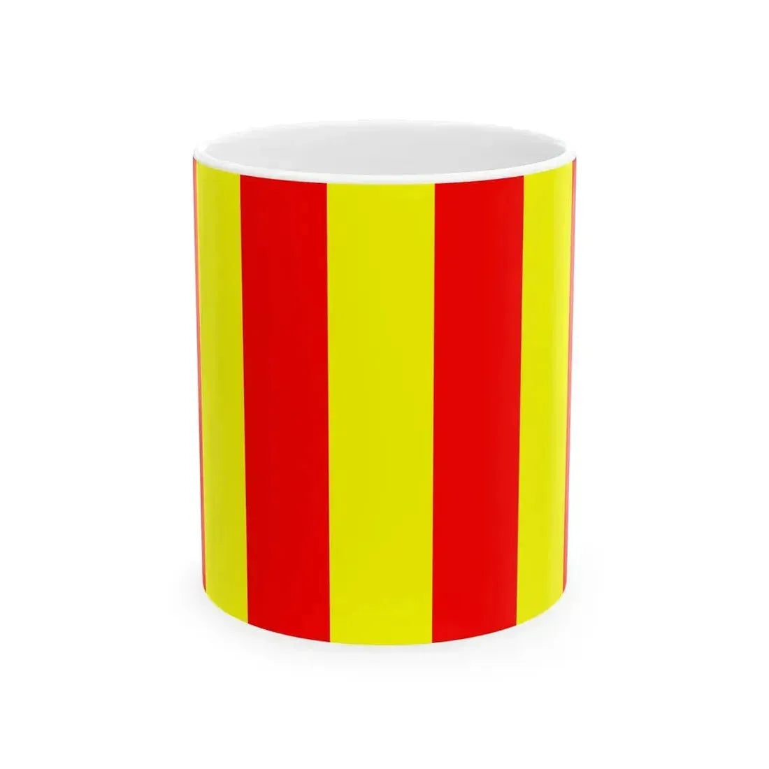 Flag of Forcalquier (France) White Coffee Mug 11oz - Go Mug Yourself