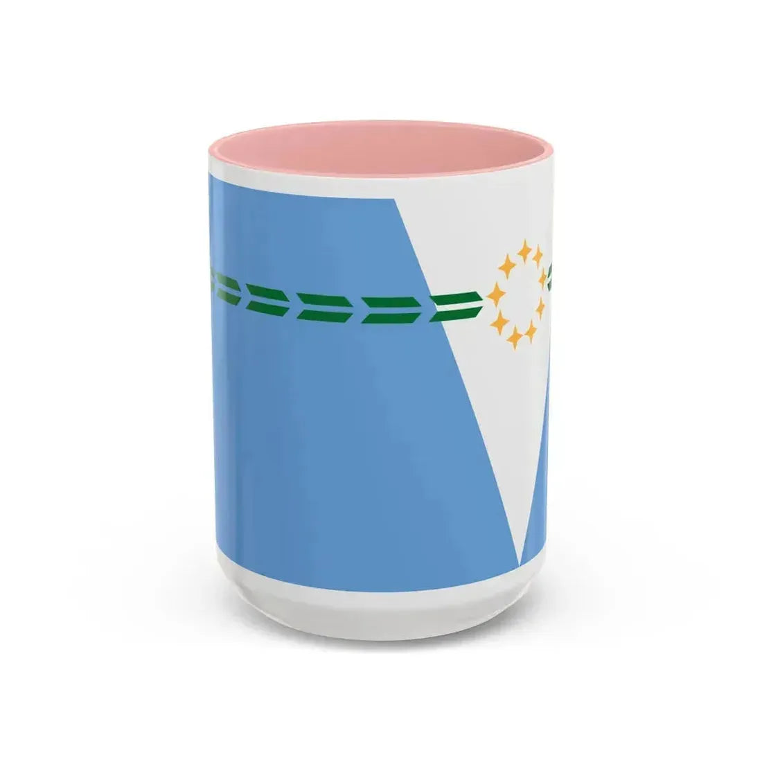Flag of Formosa Province Argentina - Accent Coffee Mug 15oz Pink - Go Mug Yourself