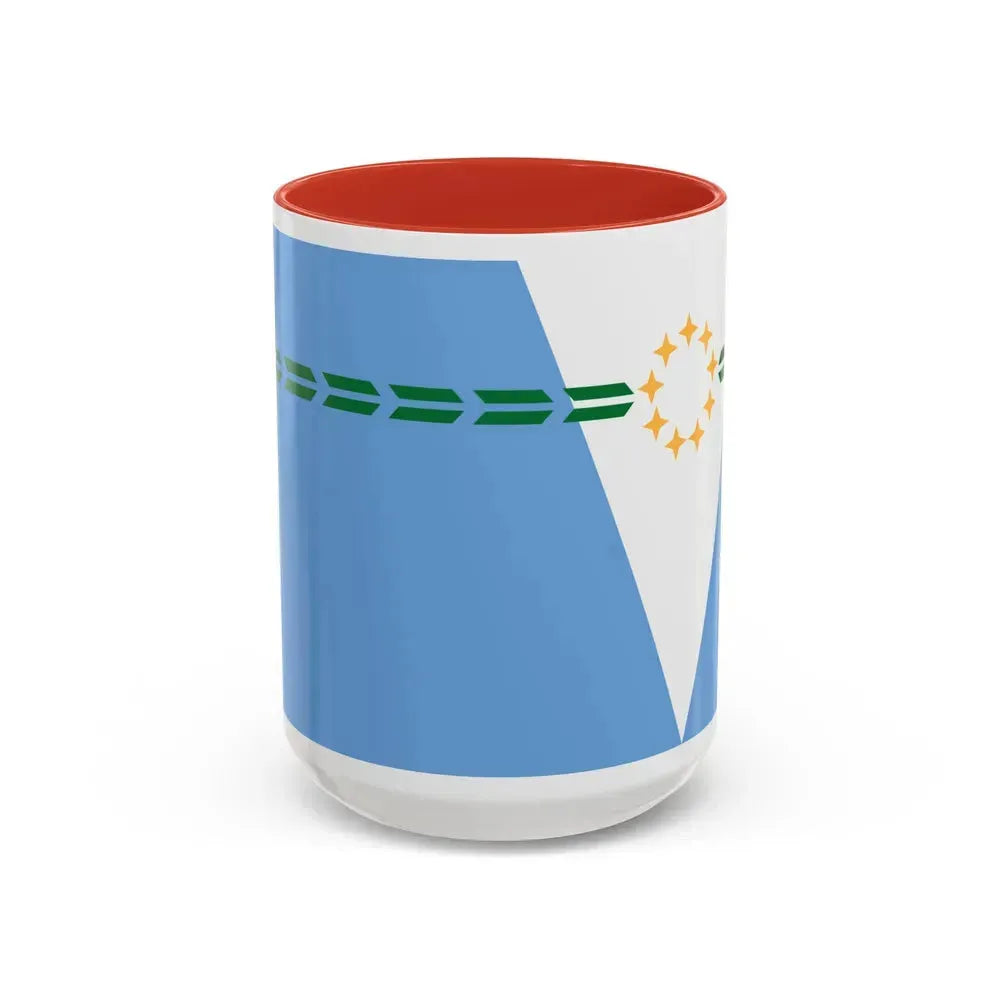 Flag of Formosa Province Argentina - Accent Coffee Mug 15oz Red - Go Mug Yourself