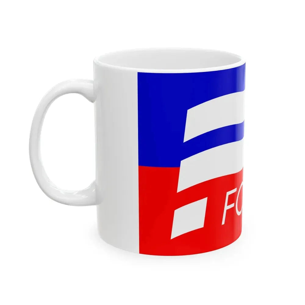 Flag of Forney Texas (United States) White Coffee Mug - Go Mug Yourself
