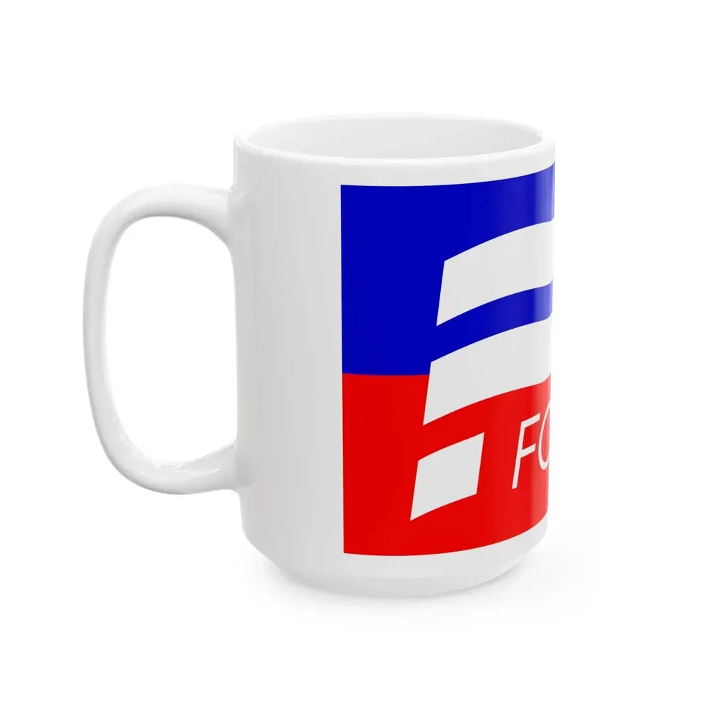 Flag of Forney Texas (United States) White Coffee Mug - Go Mug Yourself