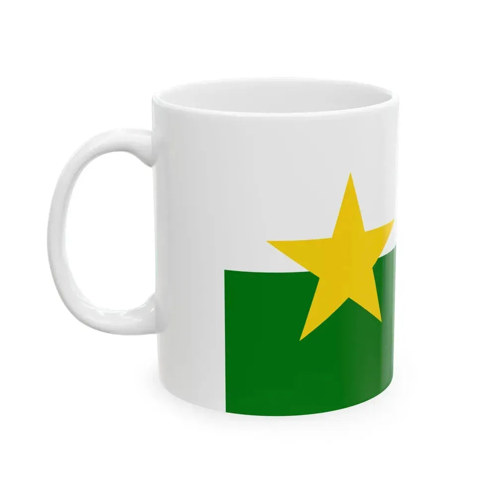 Flag of Forsyth County North Carolina (United States) White Coffee Mug - Go Mug Yourself