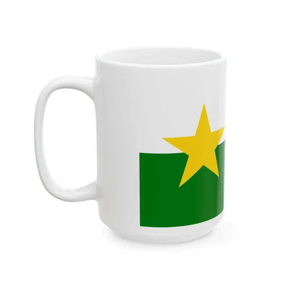 Flag of Forsyth County North Carolina (United States) White Coffee Mug - Go Mug Yourself