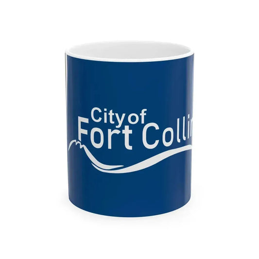 Flag of Fort Collins Colorado (United States) White Coffee Mug 11oz - Go Mug Yourself