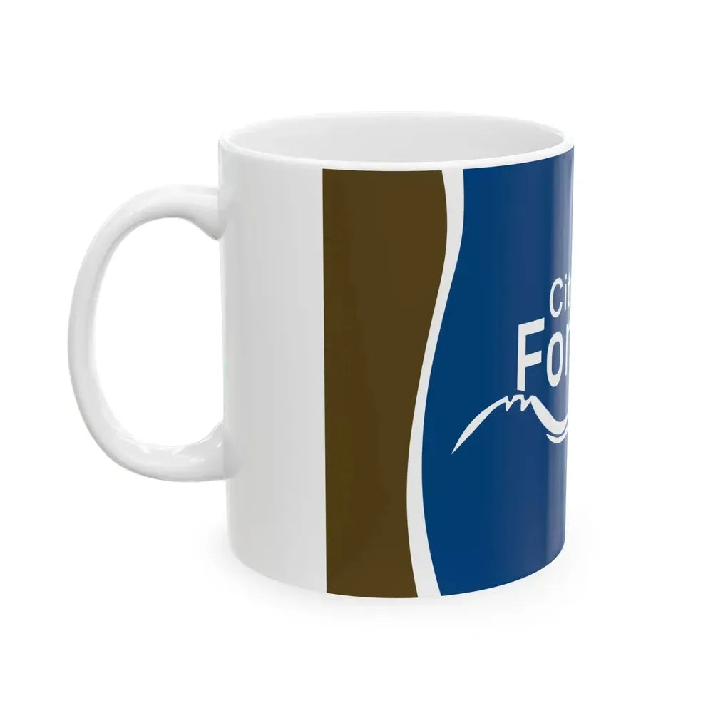 Flag of Fort Collins Colorado (United States) White Coffee Mug - Go Mug Yourself