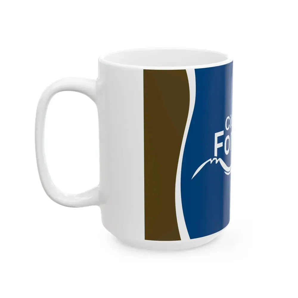 Flag of Fort Collins Colorado (United States) White Coffee Mug - Go Mug Yourself