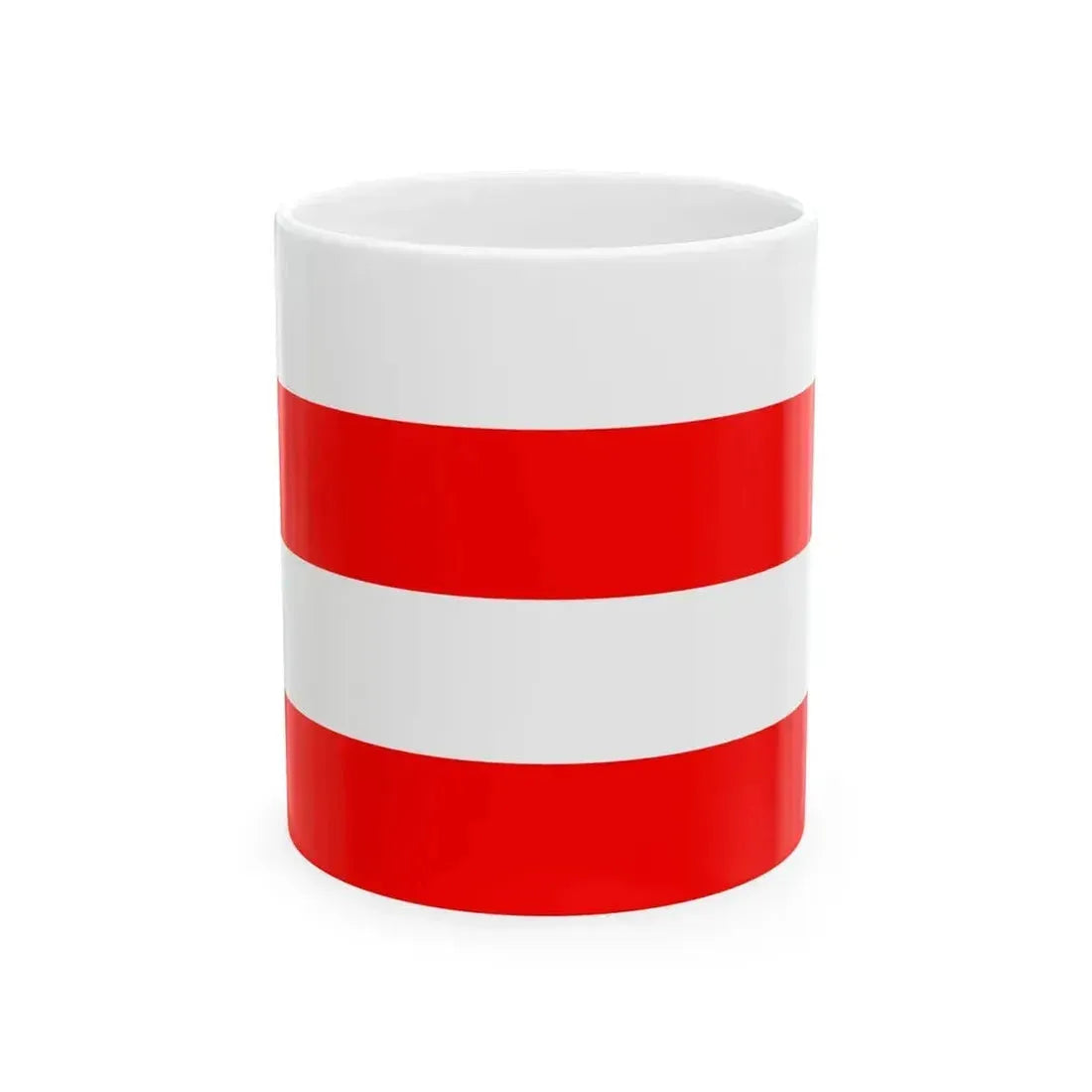 Flag of Fort-Mardyck (France) White Coffee Mug 11oz - Go Mug Yourself