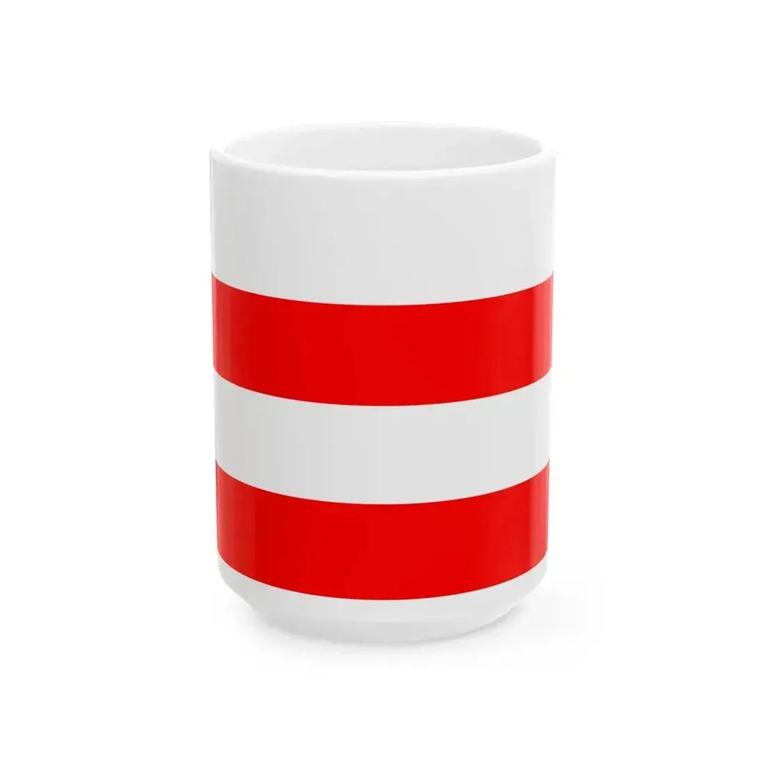 Flag of Fort-Mardyck (France) White Coffee Mug 15oz - Go Mug Yourself