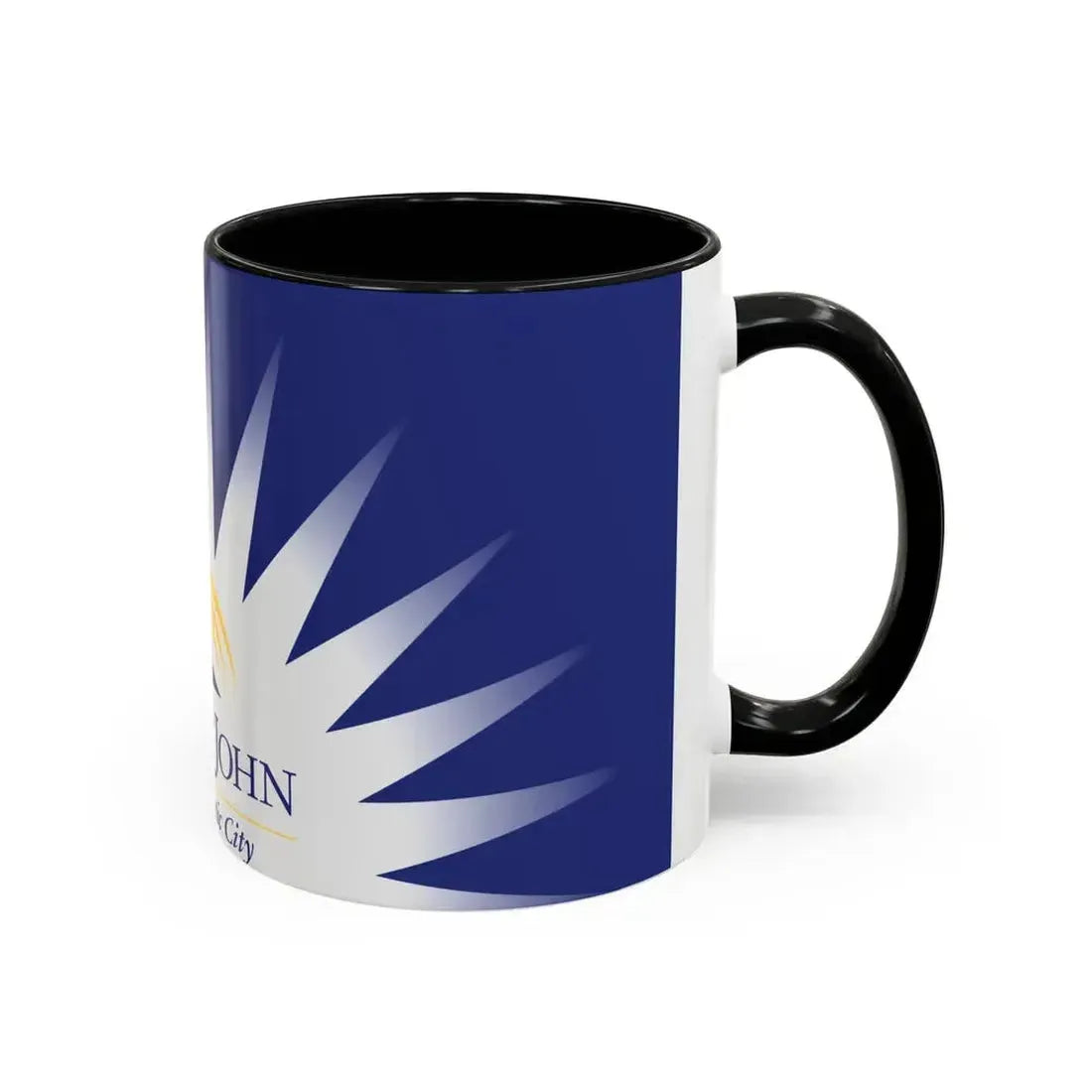 Flag of Fort St John British Columbia Canada - Accent Coffee Mug - Go Mug Yourself