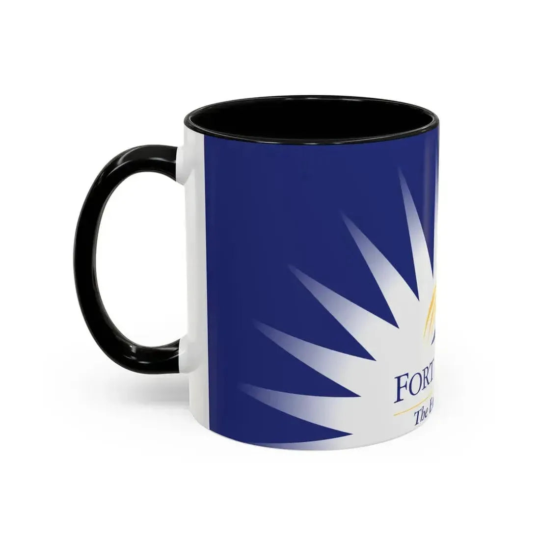 Flag of Fort St John British Columbia Canada - Accent Coffee Mug - Go Mug Yourself