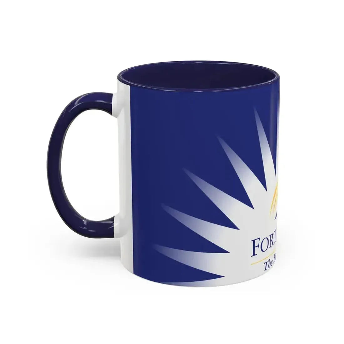 Flag of Fort St John British Columbia Canada - Accent Coffee Mug - Go Mug Yourself