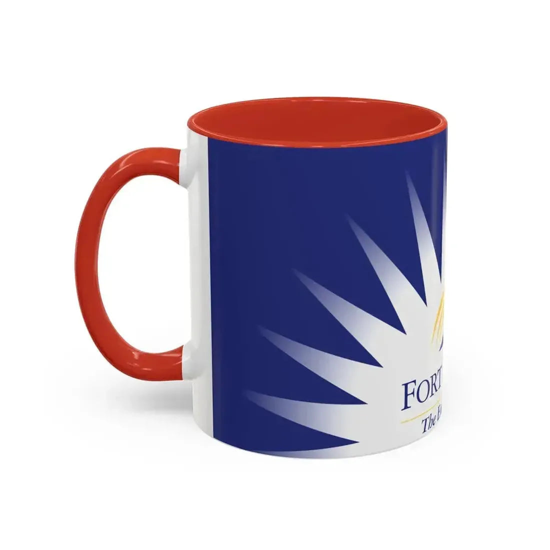 Flag of Fort St John British Columbia Canada - Accent Coffee Mug - Go Mug Yourself