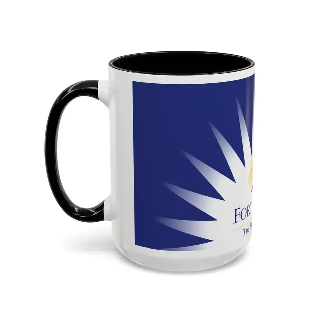 Flag of Fort St John British Columbia Canada - Accent Coffee Mug - Go Mug Yourself