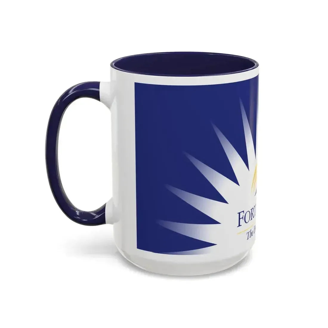 Flag of Fort St John British Columbia Canada - Accent Coffee Mug - Go Mug Yourself