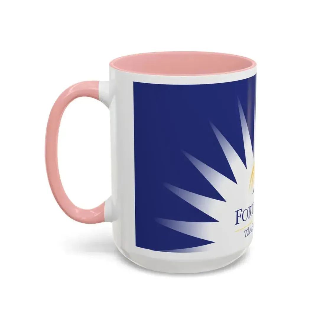 Flag of Fort St John British Columbia Canada - Accent Coffee Mug - Go Mug Yourself
