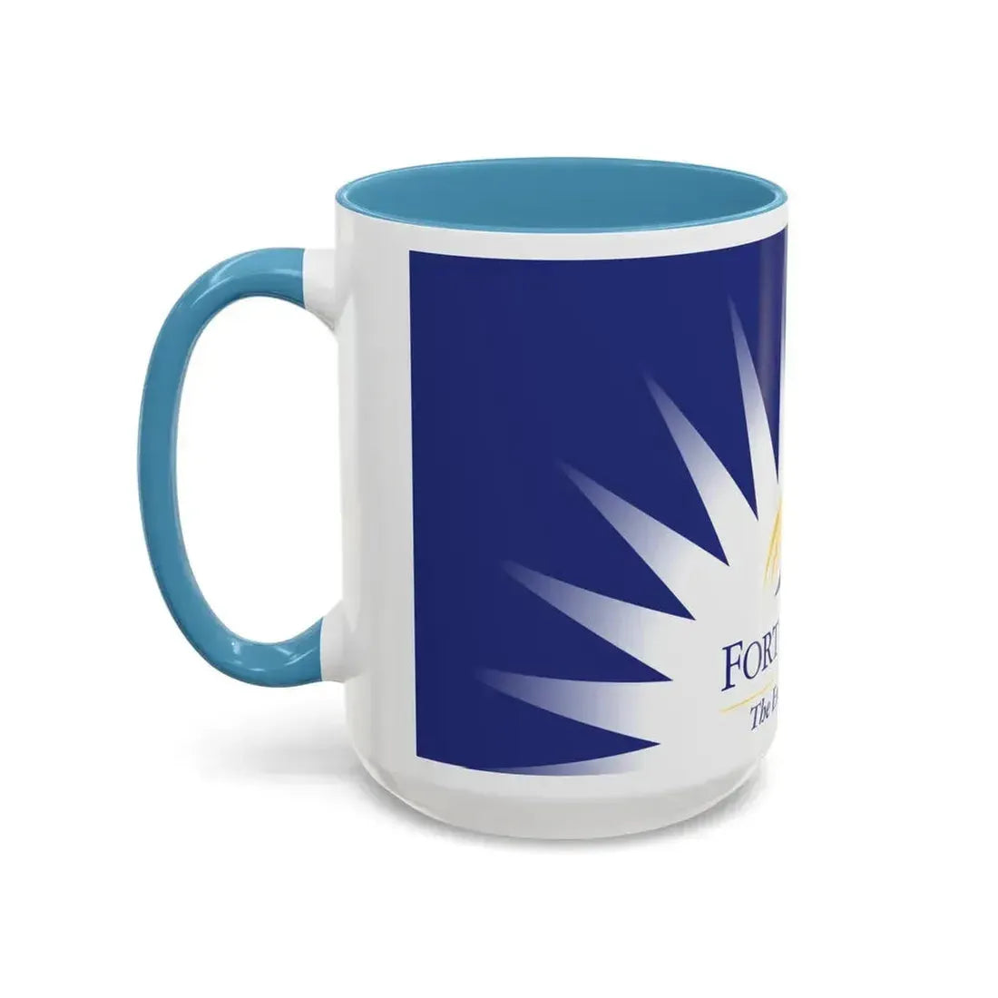 Flag of Fort St John British Columbia Canada - Accent Coffee Mug - Go Mug Yourself