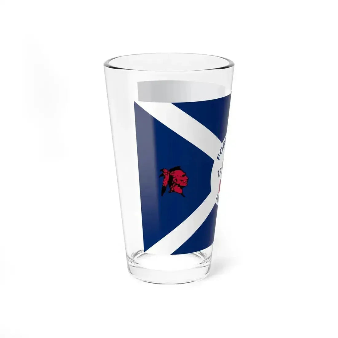 Flag of Fort Wayne, Indiana - Pint Glass 16oz - Go Mug Yourself