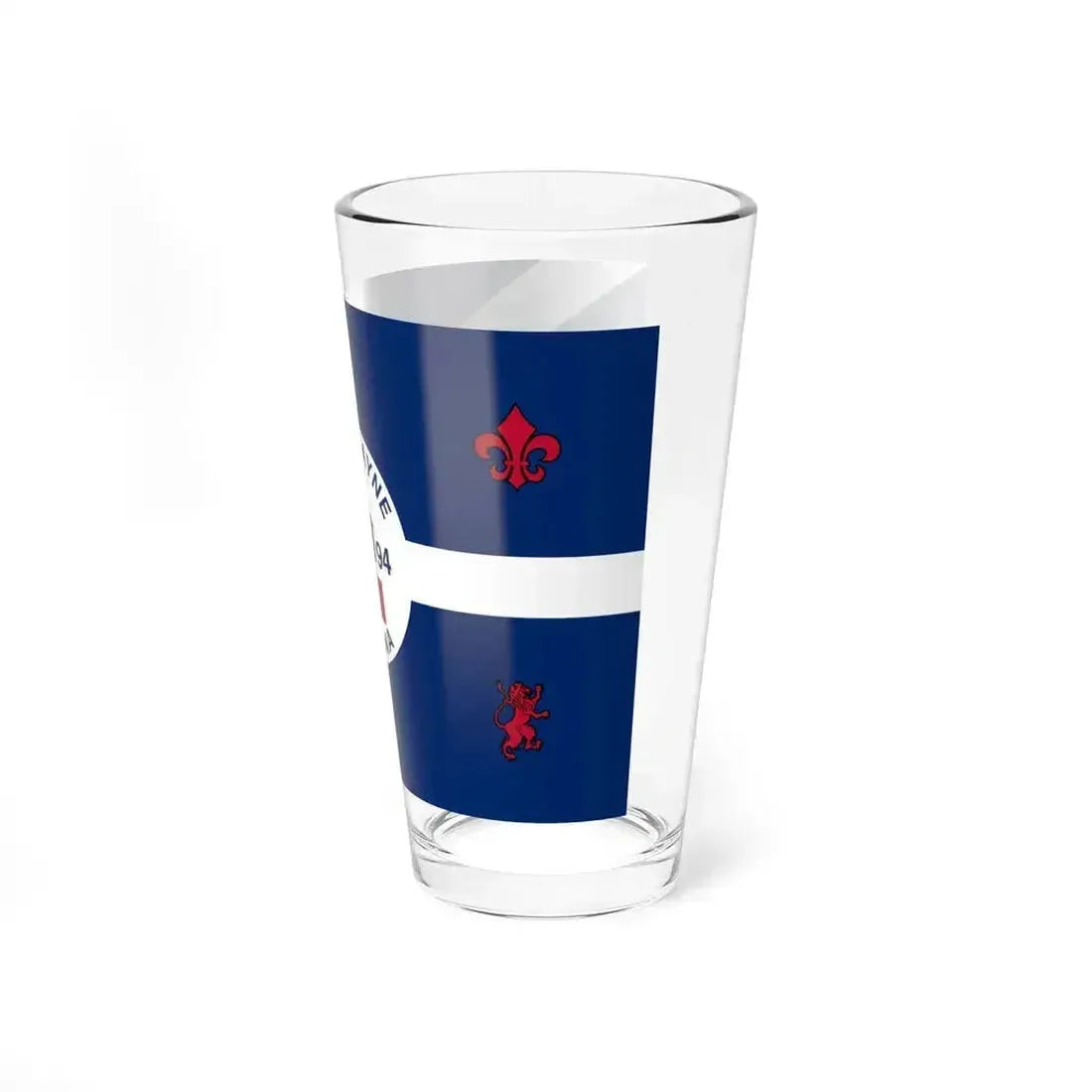 Flag of Fort Wayne, Indiana - Pint Glass 16oz - Go Mug Yourself