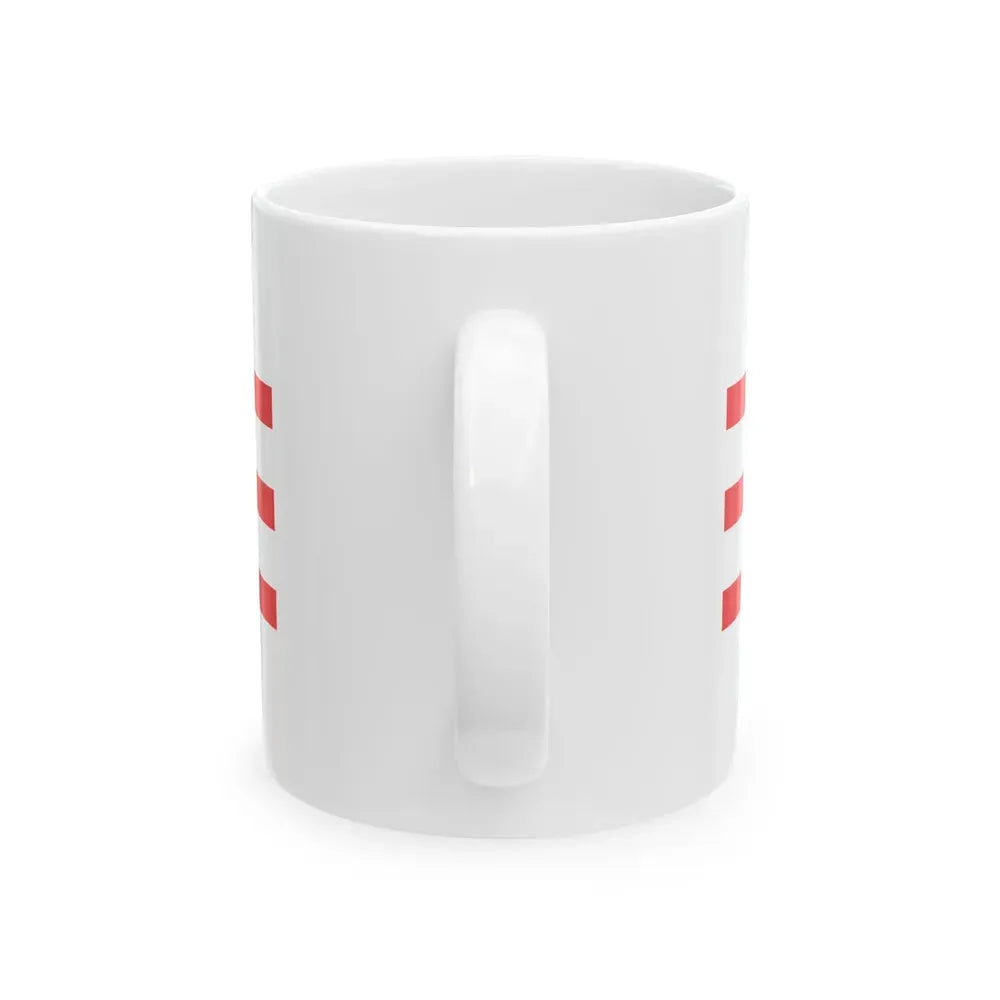 Flag of Fort Worth Texas 1912-1968 (United States) White Coffee Mug - Go Mug Yourself