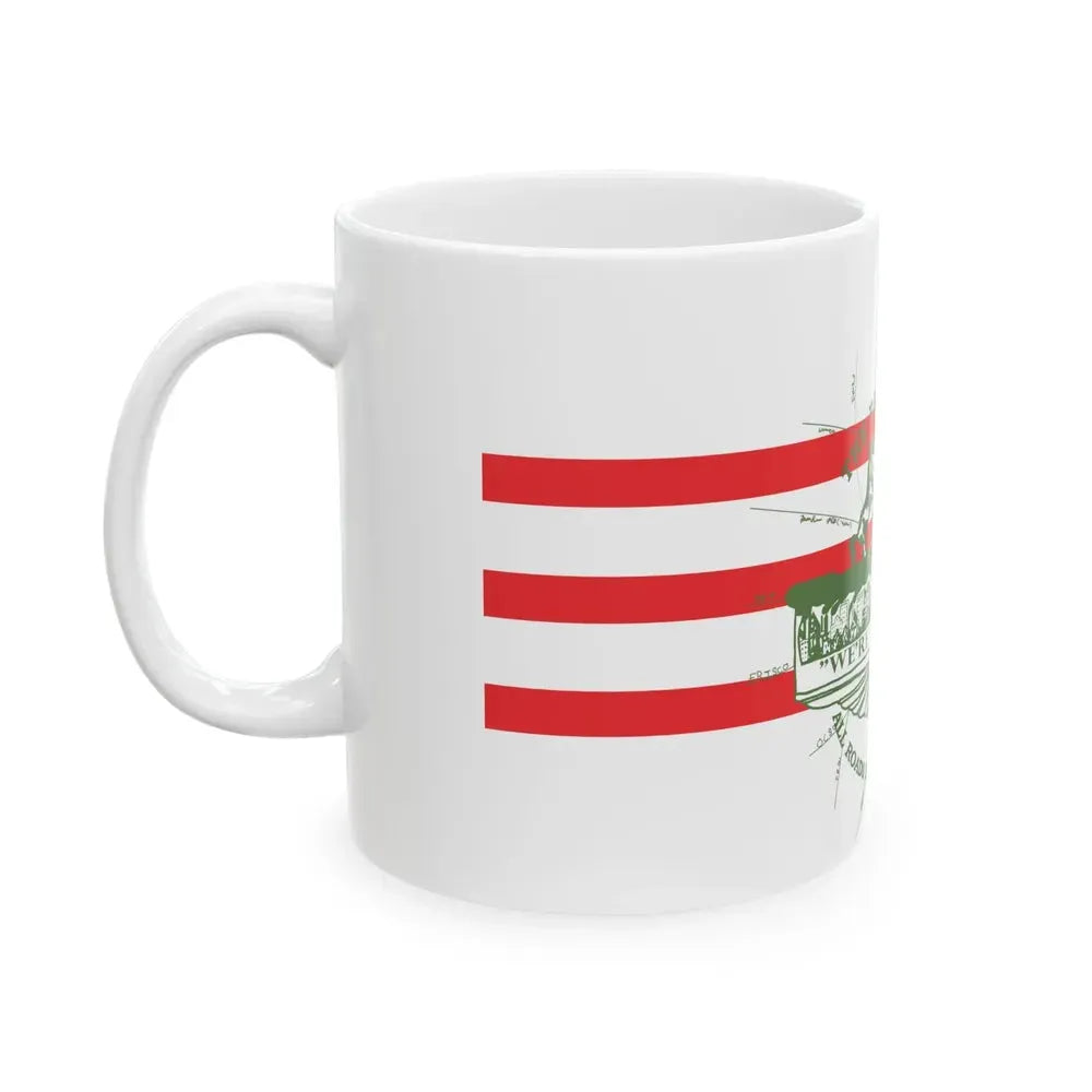 Flag of Fort Worth Texas 1912-1968 (United States) White Coffee Mug - Go Mug Yourself