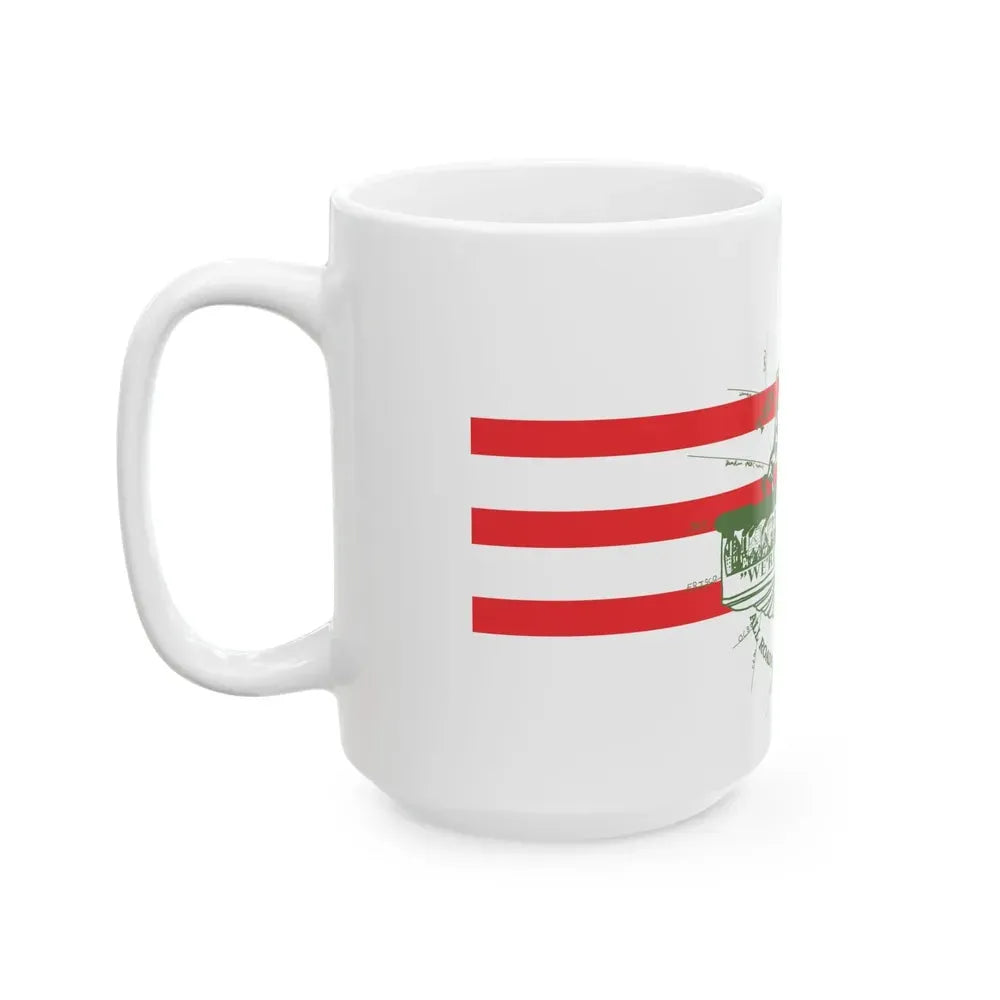 Flag of Fort Worth Texas 1912-1968 (United States) White Coffee Mug - Go Mug Yourself
