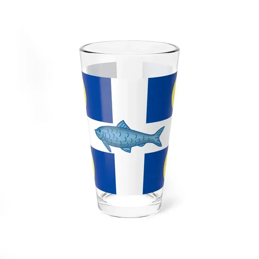 Flag of Fortune Newfoundland and Labrador Canada - Pint Glass 16oz 16oz - Go Mug Yourself