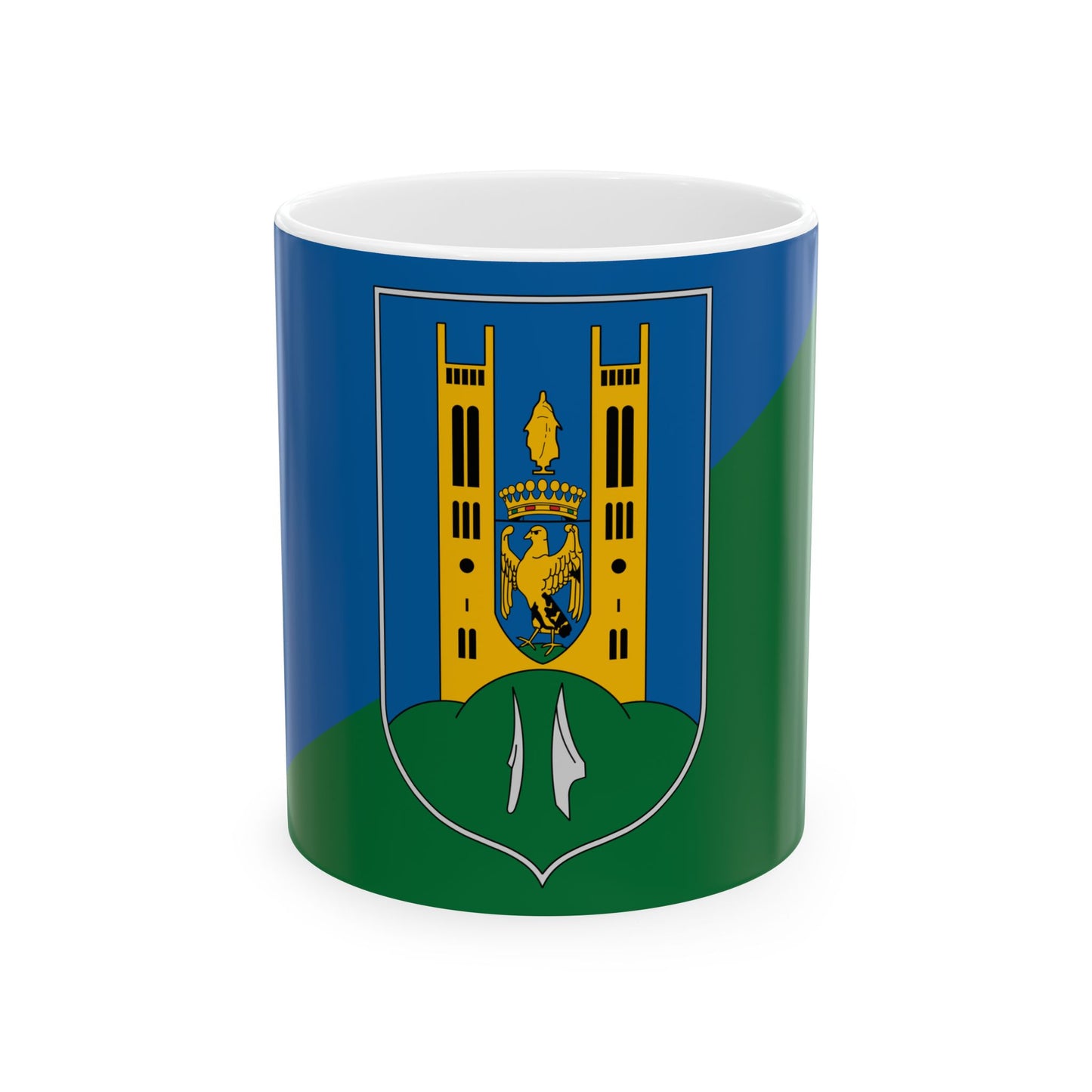 Flag of Fot (Hungary) White Coffee Mug-11oz-Go Mug Yourself
